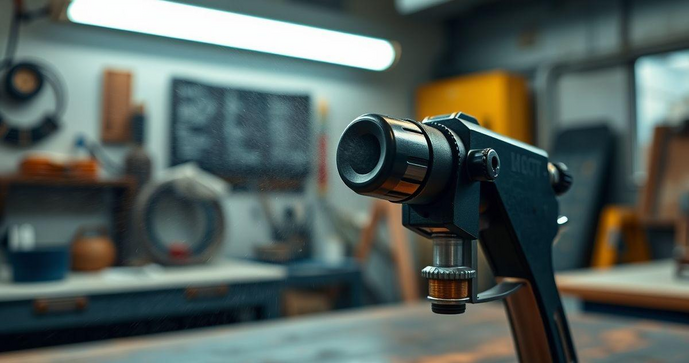 Pistola de pintura pulverizadora é a solução ideal para um acabamento profissional em seus projetos