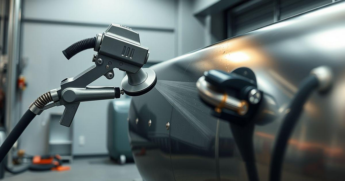 Metalização com pulverizadores: uma técnica eficiente para superfícies metálicas