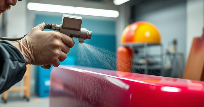 Pistola de pintura pulverizadora é a solução ideal para um acabamento profissional em seus projetos de pintura