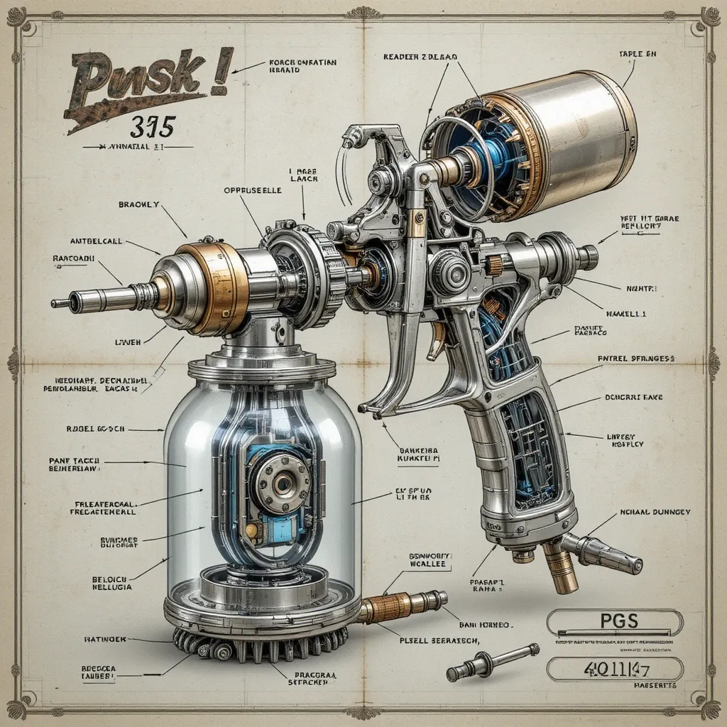 imagem ilustrativa de Pistolas De Pintura Automotiva